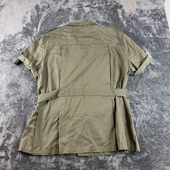Vtg Willis & Geiger Safari Hemingway Belted Button Up Bush Poplin XL/XXL* - Picture 10 of 12